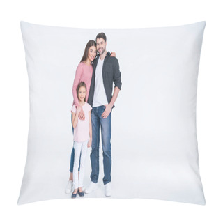 Personality  Happy Family With One Child Pillow Covers