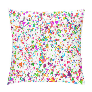 Personality  Abstract Geometric Pattern With Colored Shapes, Vector, Illustration Pillow Covers