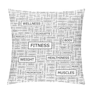 Personality  FITNESS. Pillow Covers