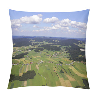 Personality  Aerial Photograph Of A Beautiful Landscape Pillow Covers