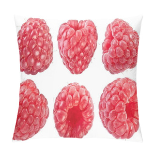 Personality  Collection Of Ripe Red Raspberries Pillow Covers