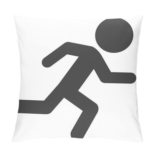 Personality  Running Child Icon Pillow Covers