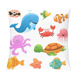 Personality  Sea Animals Pillow Covers