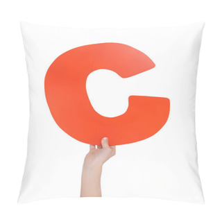 Personality  Alphabet Letter In Child Hand Pillow Covers