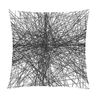Personality  Random Chaotic Lines Pattern  Pillow Covers