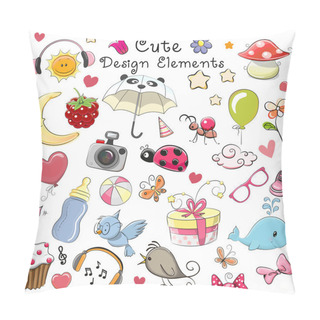 Personality  Cute Design Elements Pillow Covers