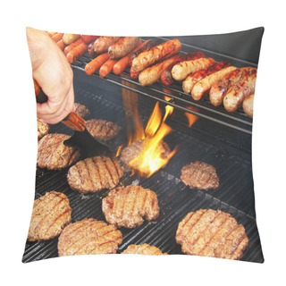 Personality  Flipping Burgers Pillow Covers