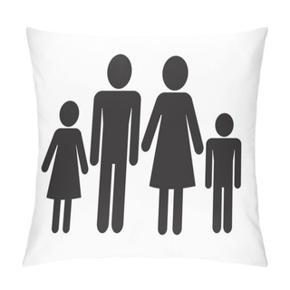 Personality  Man People Thinking Talking Conversation Icon Symbol Sign Pictog Pillow Covers