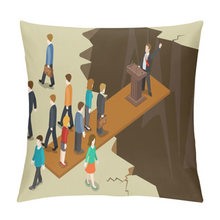 Personality  Democracy Politics System Concept Pillow Covers