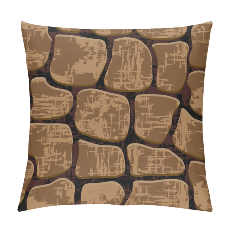 Personality  Stone background. Seamless texture. pillow covers