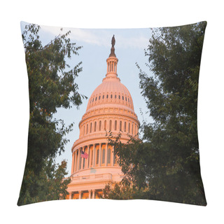 Personality  US Capital Building In Washington DC, USA Pillow Covers