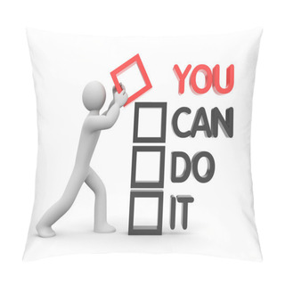 Personality You Can Do It Pillow Covers
