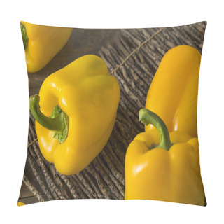Personality  Raw Organic Yellow Bell Pepper Pillow Covers