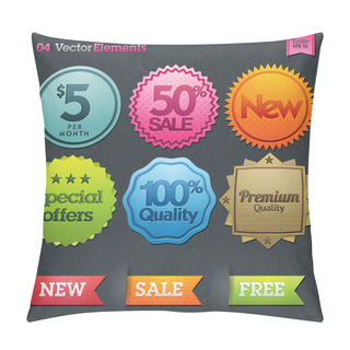Personality  Set Of Labels For Sale Pillow Covers