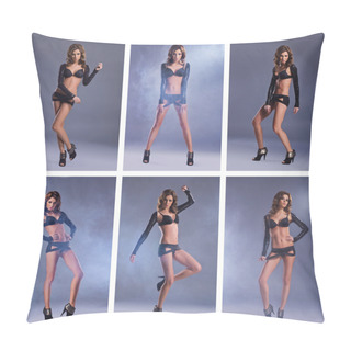 Personality  Some Fashion Photos Of Young Attractive Girl Pillow Covers