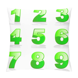 Personality  Number Icons. Vector Set. Pillow Covers