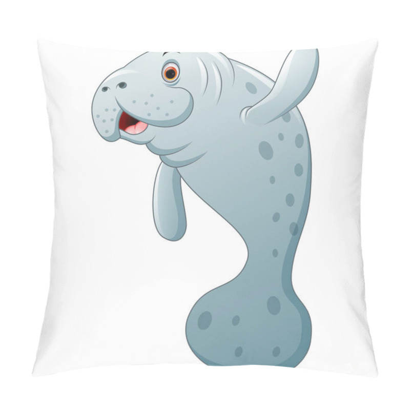 Personality  Cartoon Seal Isolated Background Pillow Covers
