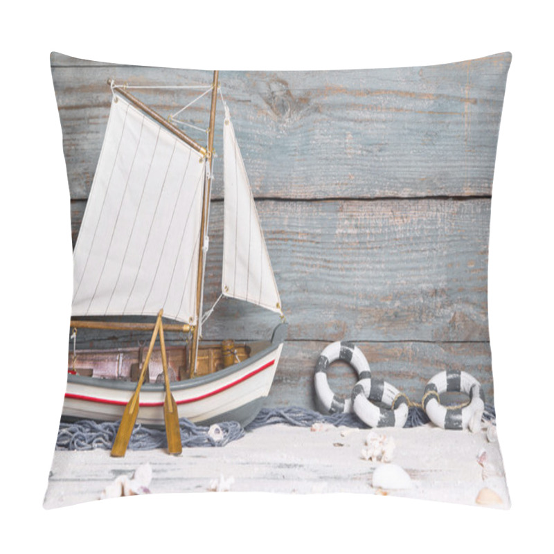 Personality  Sailboat decoration pillow covers