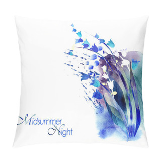 Personality  Watercolor -Midsummer-night- Pillow Covers