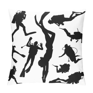 Personality  Scuba Diving Pillow Covers