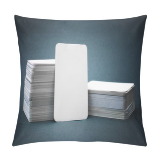 Personality  Blank Business Cards Pillow Covers