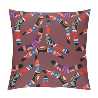Personality  Seamless Pattern With Boomerangs Pillow Covers