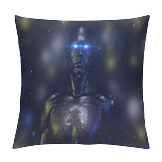 Personality  Hi-Tech Android (Robotic Male Model) V1 Pillow Covers