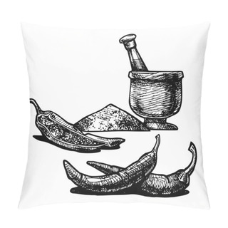 Personality  Paprika Pillow Covers