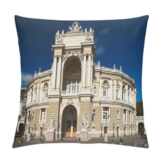 Personality  Building Of The Odessa Opera And Ballet Theatre Pillow Covers