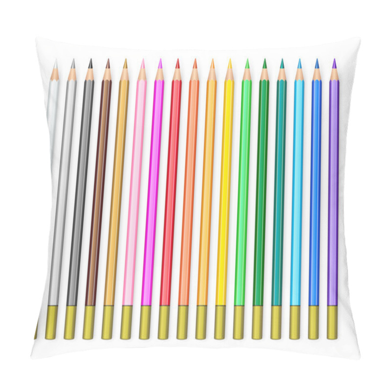 Personality  Realistic pencils set pillow covers