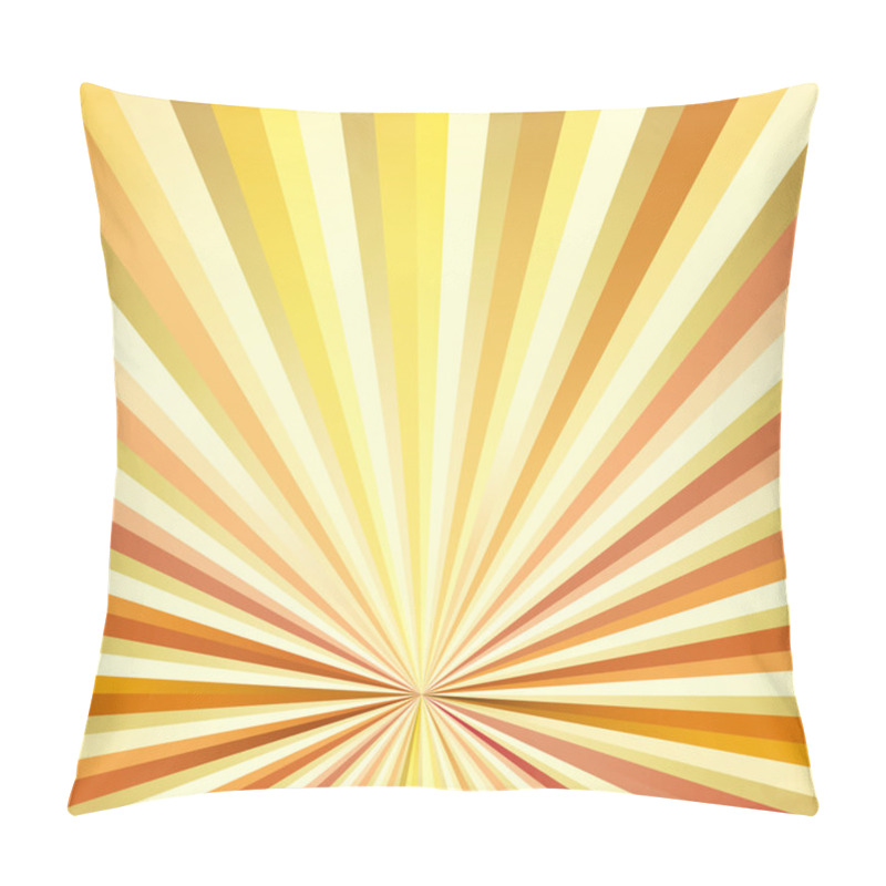 Personality  Vintage Sunburst Background Pillow Covers
