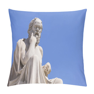 Personality  Statue Of Socrates, Academy Of Athens,Greece Pillow Covers