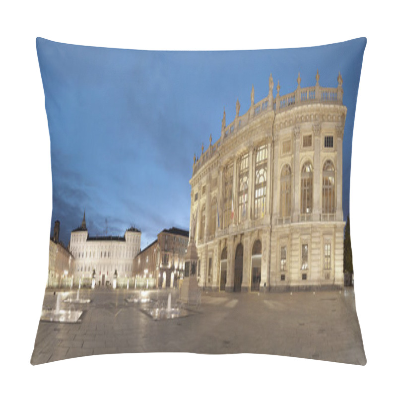 Personality  Turin, Piazza Castello, Italy Pillow Covers