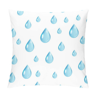 Personality  Raindrops Seamless Pillow Covers