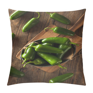 Personality  Organic Green Jalapeno Peppers Pillow Covers