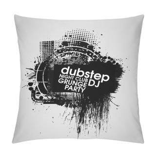 Personality  Background For Poster In Grunge Style Pillow Covers