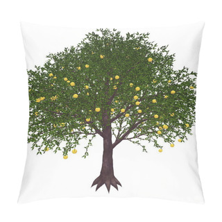 Personality  Grapefruit Tree - 3D Render Pillow Covers