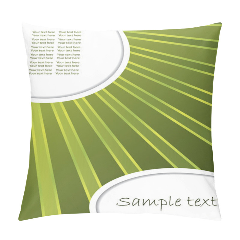 Personality  Green rays pillow covers