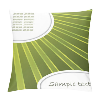 Personality  Green Rays Pillow Covers