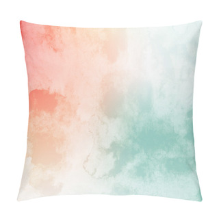Personality  Colorful Watercolor  Background Pillow Covers