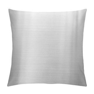 Personality  Abstract Background From Silver Metal Plate. Shiny Surface  Mate Pillow Covers