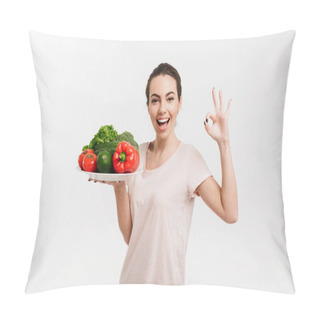 Personality  Okay Sign Pillow Covers