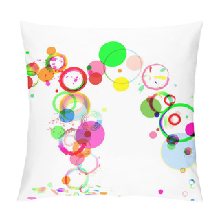 Personality  Circle Background Pillow Covers