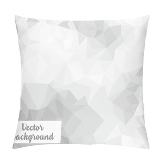 Personality  Grey Vector Polygonal Background Pillow Covers