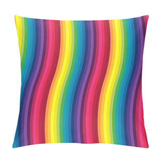Personality  Rainbow Abstract Background Pillow Covers