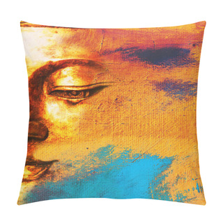 Personality  Abstract Buddhist Collage Background - Dream Pillow Covers