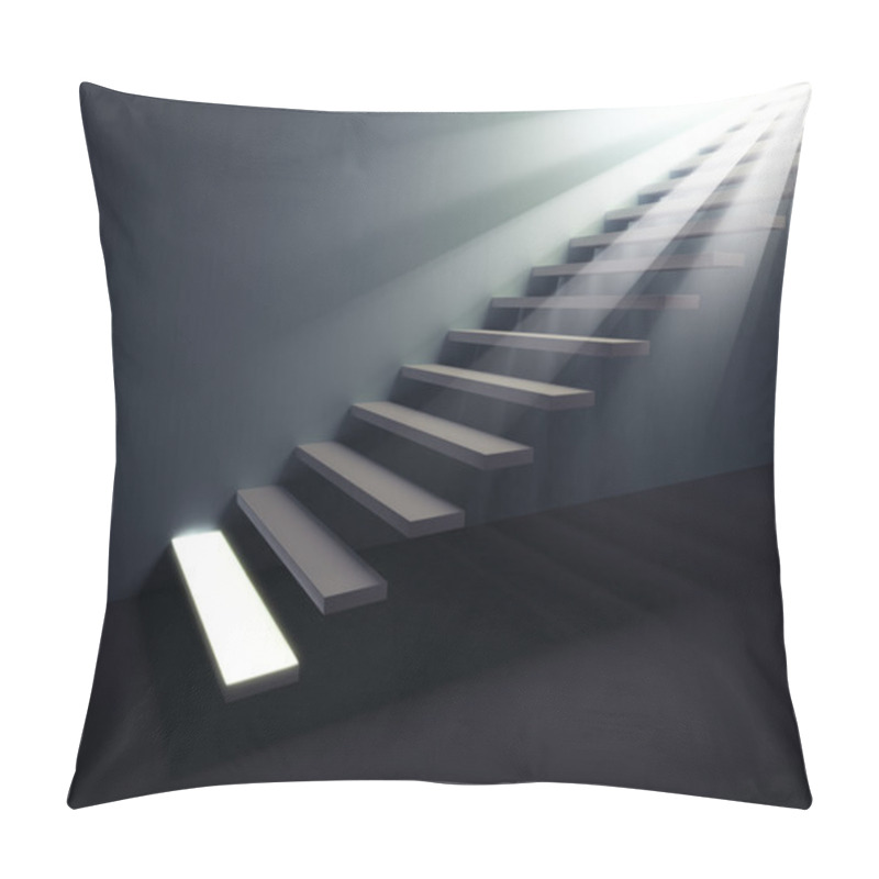 Personality  Stairway to the light. First step pillow covers