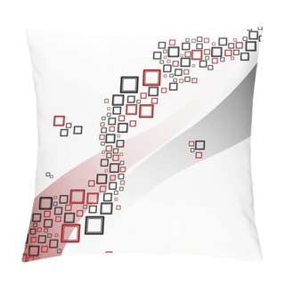 Personality  Squares And Waves Pattern Pillow Covers