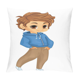 Personality  Cute Little Boy Pillow Covers