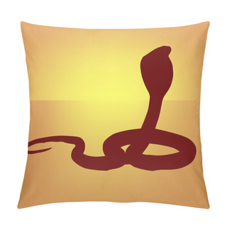 Personality  Cobra Vector Pillow Covers